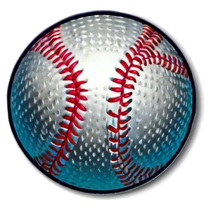 Decorative Baseball Stitching PNG Yse PNG