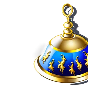 Decorative Bell Ornament Png 06212024 PNG image