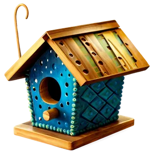 Decorative Birdhouse PNG Ggg