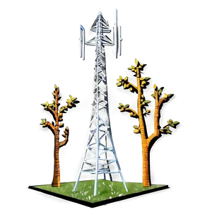 Decorative Cell Tower PNG 78 PNG