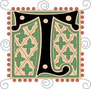 Decorative Celtic Knot Corner Design PNG image