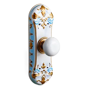 Decorative Ceramic Doorknob Png Lbw86 PNG image