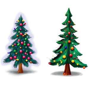 Decorative Christmas Tree Shape Png 06132024 PNG image