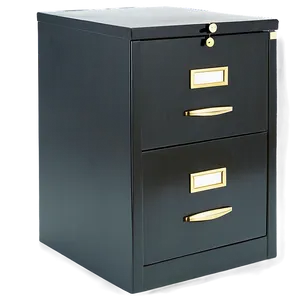 Decorative Filing Cabinet PNG 06272024