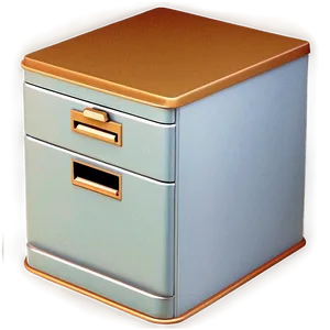 Decorative Filing Cabinet PNG 54