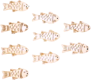 Decorative Fish Cookies Pattern