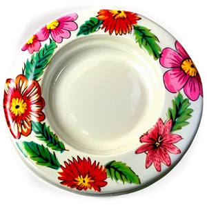 Decorative Floral Ashtray PNG 21