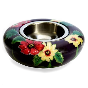Decorative Floral Ashtray PNG 45 PNG