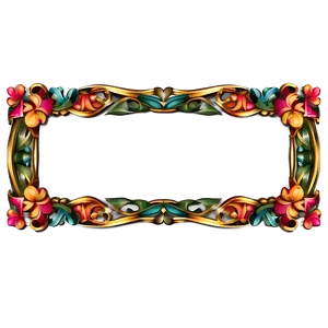 Decorative Frame Design PNG 78