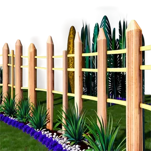 Decorative Garden Fence Png 86 PNG image