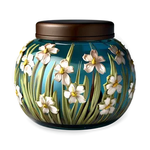 Decorative Glass Jar Png 05242024 PNG image