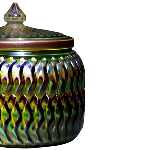 Decorative Glass Jar PNG 45