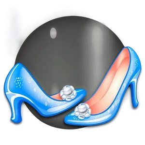 Decorative Glass Slipper Display PNG 17 PNG