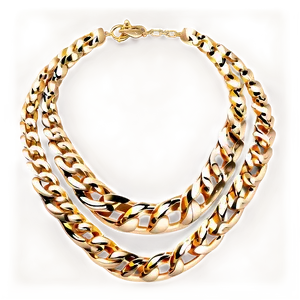 Decorative Gold Chain PNG 05042024 PNG