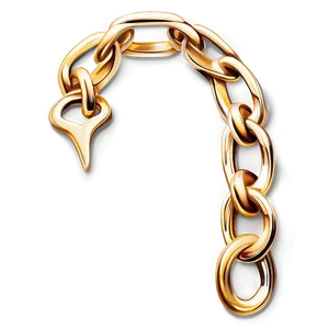 Decorative Gold Chain PNG Ccb63 PNG