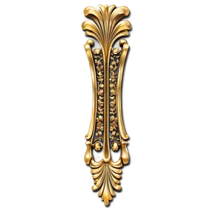 Decorative Gold Trim Png 06282024 PNG image