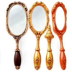 Decorative Hand Mirror Png 65 PNG image