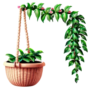 Decorative Hanging Plant PNG Ncu PNG