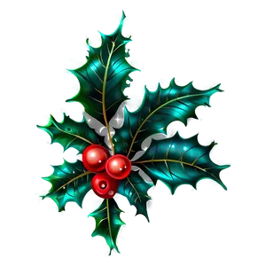 Decorative Holly Png Tuh PNG image