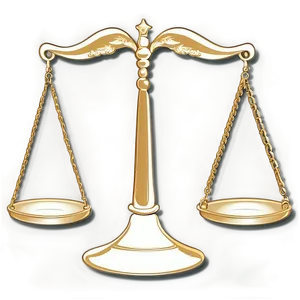 Decorative Justice Scale PNG 06132024 PNG