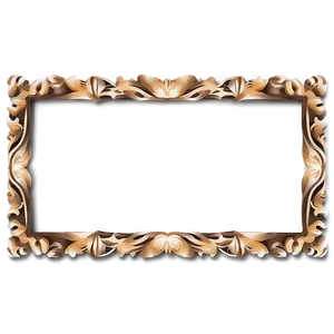 Decorative Line Border Frame Png Akn PNG image