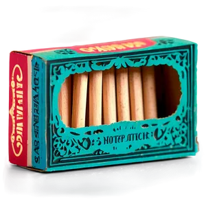 Decorative Matchbox PNG Slg