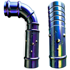 Decorative Metal Pipe PNG Dvc