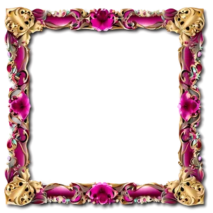 Decorative Photo Frame Png 06132024 PNG image