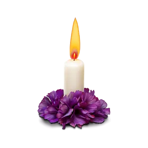 Decorative Pillar Candle PNG 05242024