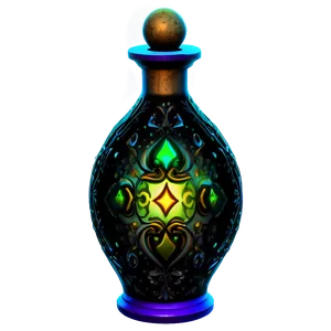 Decorative Potion Bottle PNG 94