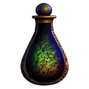 Decorative Potion Bottle PNG Lnj26 PNG