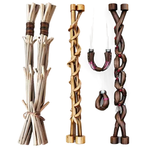 Decorative Sticks Png 06132024 PNG image