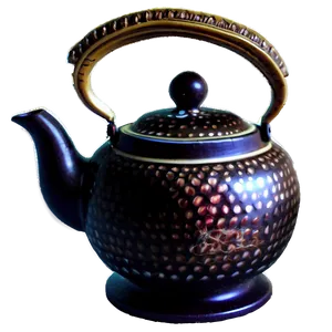 Decorative Teapot PNG 06132024