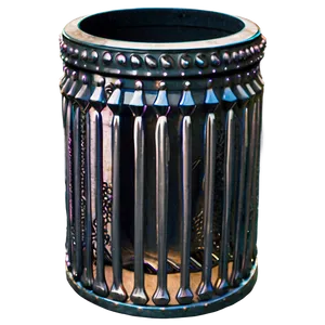 Decorative Trash Can PNG 05042024