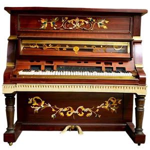 Decorative Upright Piano For Interiors PNG 06272024 PNG