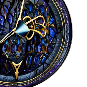 Decorative Wall Clock PNG 06262024 PNG
