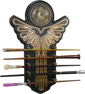 Decorative Wand Display Plaque PNG
