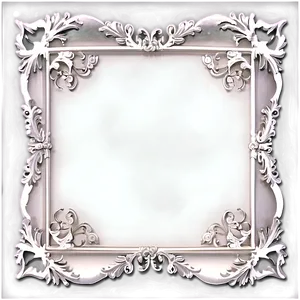 Decorative White Border Png 05252024 PNG image