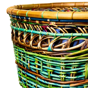 Decorative Wicker Laundry Basket Png 31 PNG image