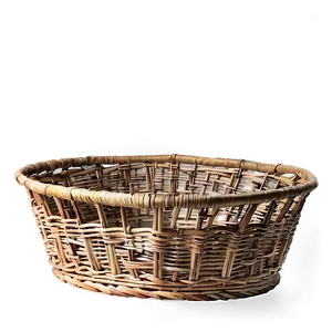 Decorative Wicker Laundry Basket Png Frk96 PNG image