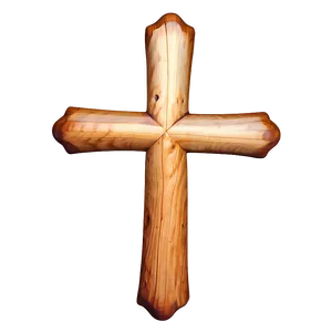 Decorative Wooden Cross Png Ksn9 PNG image