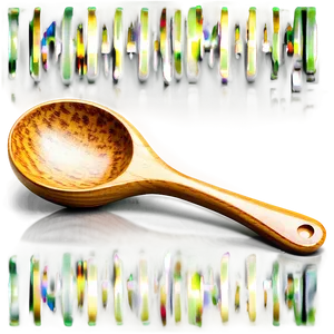 Decorative Wooden Spoon PNG Hrq30