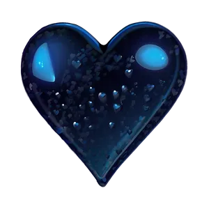 Deep Blue Love Emoji Png 06272024 PNG image