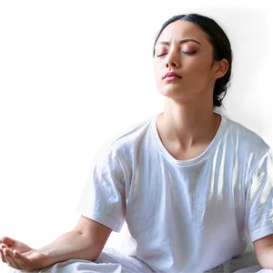 Deep Breathing Meditation Png Lsv4 PNG image