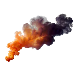 Deep Orange Smoke PNG Kkq85 PNG