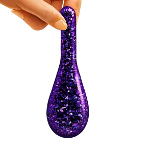 Deep Purple Glitter PNG Pbg66 PNG