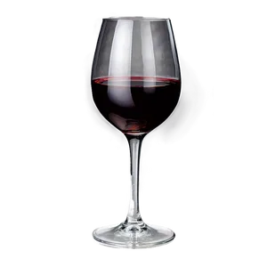 Deep Red Wine Glass PNG 58