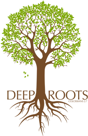 Deep Roots Tree Illustration PNG image