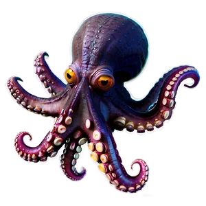 Deep Sea Octopus PNG Xrs36