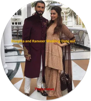 Deepika Ranveer Wedding Announcement PNG image